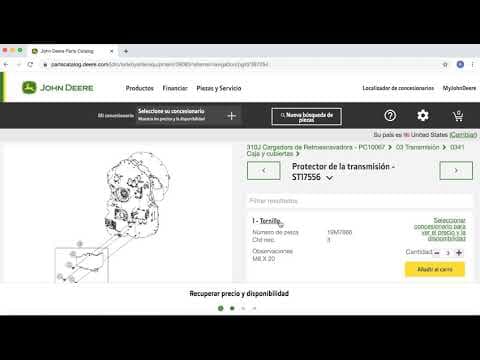 Manual de partes John Deere